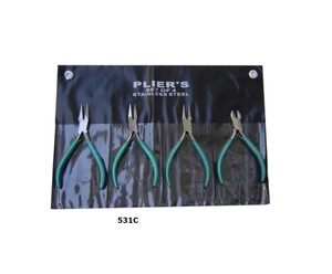 Ensemble de pinces de haute qualité dans une pochette, idéal pour la fabrication de bijoux, vente en gros, prix le plus bas, meilleur produit pour la création de bijoux - Product Image 2