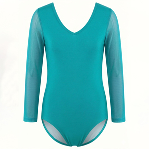 Leotardo de Ballet de Manga Larga de Poliéster para Bailarines, Talla Personalizada para Adultos, con Color y Diseño Personalizados, Alta Calidad, Gran Venta - Product Image 5