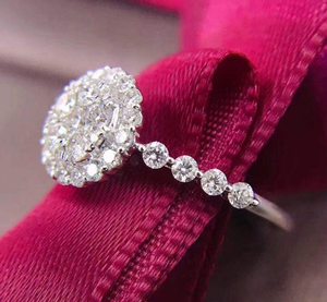 Pulsera de Moissanita con Diseño Floral, Estilo Diamante de Lujo, Cadena Brillante Tipo Tenis, Joyería Elegante para Mujer y Hombre - Product Image 5