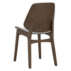 Chaise de salle à manger moderne en bois massif, chaise d'appoint rembourrée, style nordique pour salle à manger, hôtel, maison - Product Image 4
