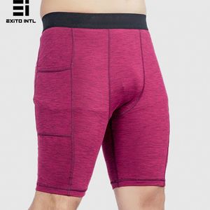 Shorts de Compression Ajustables pour Hommes – Sport, Fitness, Élastiques, Haute Qualité, Coupe-Vent, Séchage Rapide, Spandex/Polyester – Style Urbain - Product Image 1