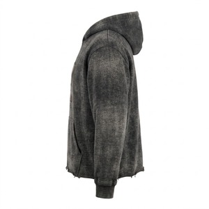 Sudadera con Capucha para Hombre, Estilo Streetwear, Personalizada, con Lavado Ácido, Desgastada, Oversize, Gruesa, Vintage, con Efecto Descolorido por el Sol - Product Image 5