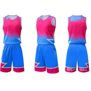 Mesh Breathable Basketball Uniforms Set Blank Polyester Custom Team Practice Training Jerseys Sports Shorts Clothing Plus Sizes - Product Image 6