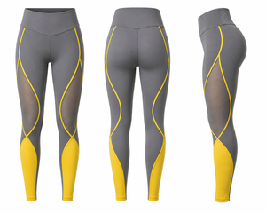 Legging femme bicolore de qualité supérieure, nouveau design unique, respirant, best-seller - Product Image 3