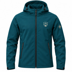 Waterproof Softshell Jacket Men Women Lightweight Windproof Breathable Hooded Zip Up Outdoor Hiking <b>Camping</b> Rain Coat - Product Image 1