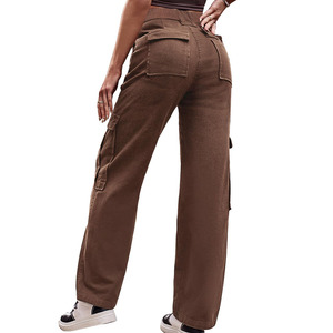 Stretchable Fabric Cargo Pants For Women's Amazing Design Active Movement Sustainable Cargo Pants For Women's - Product Image 2