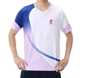 Uniforme de Tenis Personalizado de la Mejor Calidad con Logotipo, Camiseta Deportiva Casual para Hombre de Manga Corta con Protección UV, Transpirable y que Absorbe la Humedad - Product Image 1
