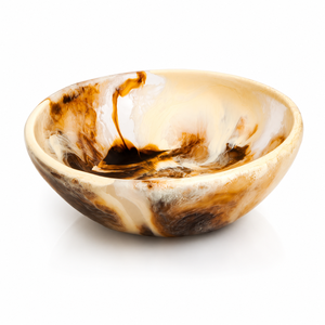 Tazones de Resina Pulida Modernos y Ecológicos Hechos a Mano para Fideos y Ensaladas, para Uso en Fiestas - Venta al por Mayor ALAN TRADERS, Tazón Personalizado - Product Image 3