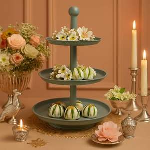 Support à gâteau moderne en métal imperméable, dernier design, pour la décoration de mariage, support à gâteau de table de qualité supérieure - Product Image 5