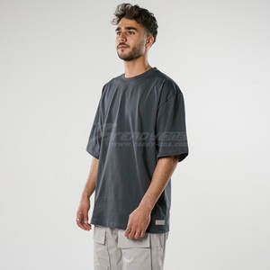 Acid Wash Heavyweight <b>T</b> <b>Shirt</b> Spatter Skull Print Oversized Men's <b>T</b>-<b>shirts</b> High Quality Cotton Vintage Acid Wash Men's <b>T</b>-<b>shirts</b> - Product Image 3