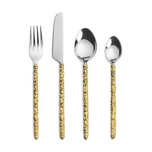 Collection d'ustensiles de table haut de gamme en métal : cuillère, fourchette, couteau pour les opérations de restaurants et d'hôtels - Product Image 2