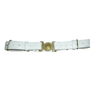Ceinture porte-drapeau personnalisée de haute qualité en cuir avec boucle en alliage nickel-zinc pour fanfare - Product Image 2