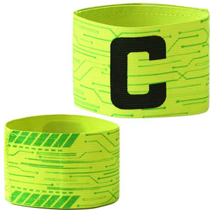 Brassard de Capitaine de Football Élastique d'Usine, Réglable, Antidérapant, Respirant, Unisexe, pour Entraînement, Jeunes et Adultes, Imprimé - Product Image 6