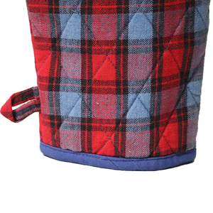 Guantes de horno con diseño a cuadros, 100% algodón orgánico, guante de horno más vendido a un precio asequible. Proveedor en India. - Product Image 3