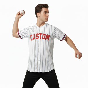 Ropa de Béisbol Personalizada, Jersey Sublimado de Secado Rápido, Ropa Deportiva Ventilada, Uniforme de Entrenamiento, Proveedor OEM al por Mayor - Product Image 4