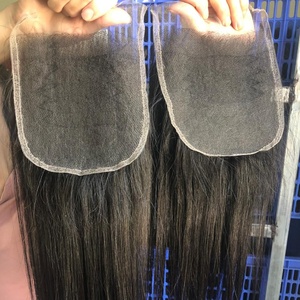 CDYHAIR Cierre de Cabello Liso con Encaje Transparente, 100% Cabello Humano Natural Liso, Encaje Transparente HD, Extensiones de Cabello Sedoso y Suave - Product Image 2