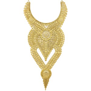 Wholesale Turkish Design Bridal Jewelry Set 14K 18K 24K Gold Plated Traditional Dubai Style Heavy Necklaces and Earrings Set - Product Image 3