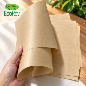 กระดาษคราฟท์สีน้ำตาลเคลือบ PE ย่อยสลายได้ ทนความร้อน เกรดอาหาร สำหรับซ้อนกัน น้ำหนัก 35 กรัม 38 กรัม ป้องกันเชื้อรา - Product Image 4