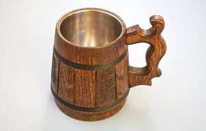 Taza de Madera Estilo Barril - Product Image 3