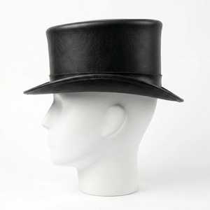Leather Top <b>Hat</b> with Feather Accent Unisex Casual <b>Party</b> <b>Hat</b> 56-58CM Adult Size Four Seasons - Product Image 4