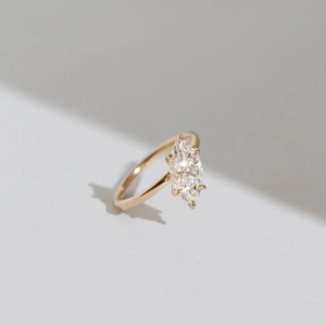 Anillo de Compromiso con Diamante Cultivado en Laboratorio, Corte Marquise, 3 CT, Certificado IGI, Anillo Solitario Marquise, Oro - Product Image 5