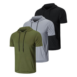 เสื้อยืดออกกำลังกายผู้ชาย แห้งเร็ว ระบายเหงื่อได้ดี แขนสั้น ผ้าตาข่าย ระบายอากาศ เหมาะสำหรับยิม วิ่ง ฝึกซ้อม ฟิตเนส - Product Image 1