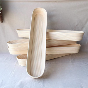 Panier à levain en rotin naturel fait à la main bol à pain décoratif vintage écologique durable durable léger - Product Image 1