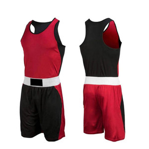 Traje de Boxeo para Hombre de Alta Calidad al por Mayor 2026, Nuevo Diseño, Secado Rápido, Transpirable, 100% Poliéster, Ropa de Entrenamiento - Product Image 1