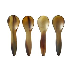 Juego de 4 Servidores de Ensalada Recubiertos de Resina Hechos en India, Ecológicos, Aptos para Lavavajillas, Utensilios de Cocina de 11 Pulgadas - Product Image 1