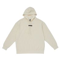 Contemporain His Hers Pull À Capuche Pull Épais Cordon Gym Top avec Logo En Relief Motif Casual Col À Capuche Style