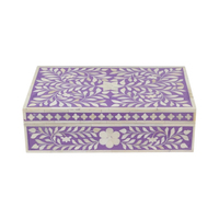 Caja de Joyería Artesanal Única con Incrustaciones de Madreperla, Caja de Regalo para Ramadán y Eid, Elegante y Duradera, Venta al Por Mayor