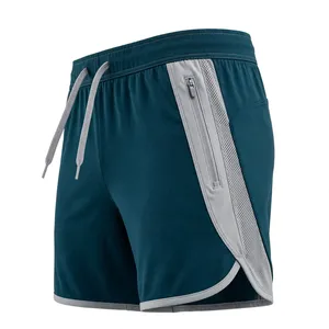 <b>Men's</b> Teal Gray Corduroy Breathable Quick Dry Casual Sport <b>Bermuda</b> <b>Shorts</b> with Drawstring Closure Custom Logo - Product Image 3