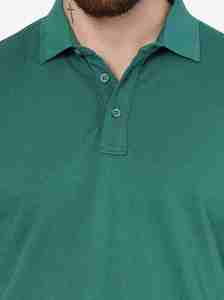 Produit Tendance Vente en Gros OEM Logo Personnalisé Couleur Unie Streetwear Polo Uni Coupe Classique pour Hommes Vêtements Décontractés Respirant - Product Image 5