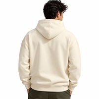 Sweat-shirt à capuche pour homme, motif dessin animé, crème, coupe ample, décontracté, style Y2K, streetwear pour l'automne