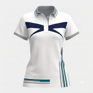 Polo Personalizado con Logotipo para Mujer, Transpirable, al por Mayor, Último Estilo, de Secado Rápido, para Unisex - Product Image 2