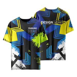 Camisetas de cuello redondo con impresión por sublimación personalizada para hombre, diseño de ropa para hombre, último diseño, camisa Premium de alta calidad al por mayor - Product Image 1