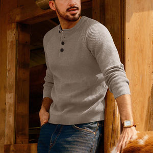 Pulls en molleton pour hommes à manches longues, personnalisables en gros (OEM), de haute qualité, épais et respirants pour l'hiver - Product Image 2