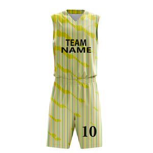 Uniformes de Baloncesto Sublimados de Alta Calidad con Diseño Personalizado 100% Poliéster, Nombre del Equipo en Aplique, Transpirables y Sólidos - Product Image 1
