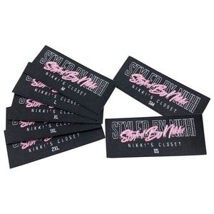 Etiquetas de Ropa Tejidas Personalizadas de Calidad al por Mayor de Fábrica, Etiquetas Termoadhesivas para Cuello, Etiquetas de Marca - Product Image 4