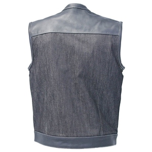 Gilet en cuir premium pour homme 2026, grande taille, réversible, imperméable, coupe-vent, séchage rapide, écologique, respirant, col en V, hiver, décontracté - Product Image 6