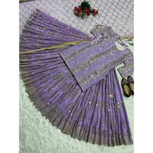 Designer Women's Party Wear <b>Lehenga</b> Set with Fancy Border Work Including <b>Top</b> and Dupatta - Product Image 3