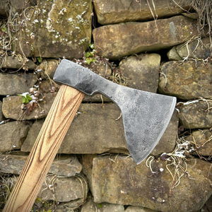 ขวานทำมือคุณภาพสูง หัวเหล็กคาร์บอนสูง ด้ามเหล็ก ไม้แอช คมตัดคมกริบ ระดับอุตสาหกรรม ODM - Product Image 3