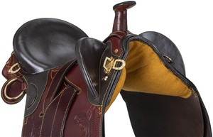 Silla de montar western 100% cuero |   Silla de Montar Personalizada de Uttar Pradesh |   Todos los tamaños disponibles - Product Image 3