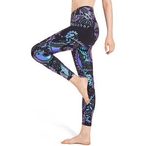 Leggings en Oferta, Diseño Sublimado, Cintura Alta, Poliéster, Leggings para Gimnasio y Yoga / Pantalones Deportivos para Mujer / Leggings Casuales - Product Image 4