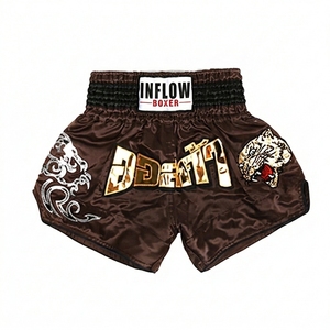กางเกงมวยไทย MMA แบบซับลิเมชั่น 100% โพลีเอสเตอร์ ยืดหยุ่น ระบายอากาศได้ดี น้ำหนักเบา เหมาะสำหรับการฝึกซ้อม ทั้งชายและหญิง - Product Image 6