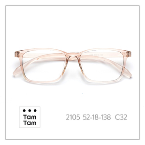 แว่นตา Tam Tam Rectangle Full Rim รุ่น 2105 52-18-138 C3 สีพื้น สำหรับผู้ใหญ่ทุกเพศ กรอบแว่นสายตา - Product Image 6