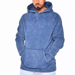 Sudadera con Capucha de Forro Polar Vintage, Corte Regular, Forrada, Ecológica, Transpirable, Ropa Urbana de Invierno, Premium, Gruesa, 100% Algodón, para Hombre - Product Image 3