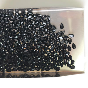 Piedras Preciosas Red Mountain Gems, Ónix Negro Natural, Corte Pera de 4x2.5MM, Piedra Preciosa Suelta de la Mejor Calidad para Joyería - Product Image 3