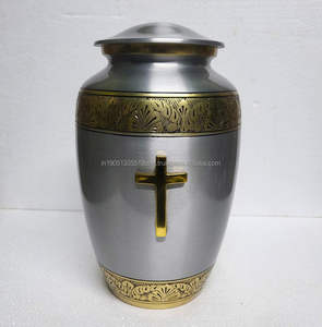 Urnes funéraires personnalisables en laiton gravé style américain « Amour de Christ » pour cendres humaines adultes – Fournitures funéraires en gros - Product Image 4