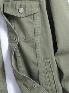 Chaqueta de Mezclilla Transpirable para Hombre, Buena Calidad a Precio Razonable, Logotipo Personalizado, Chaqueta de Mezclilla Estilo Urbano - Product Image 4